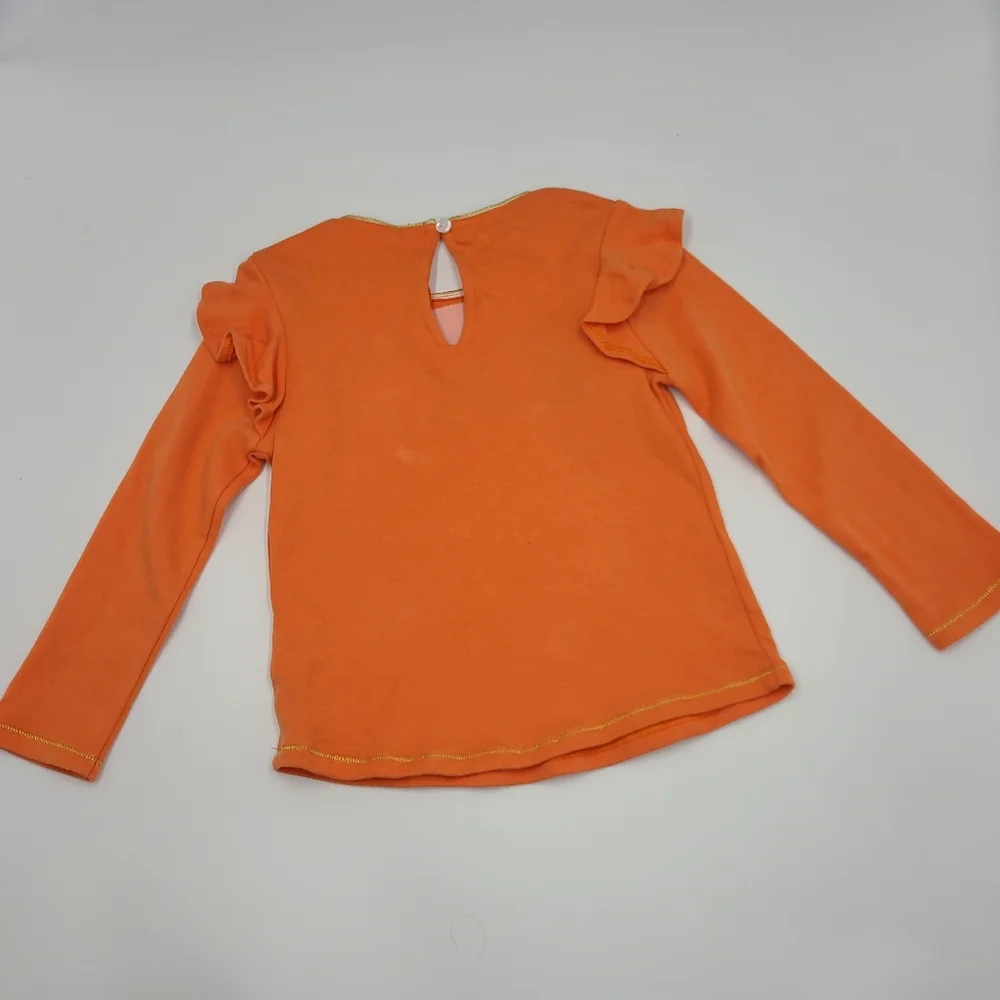 Mud Pie girls' Halloween ruffle top size 2T-3T